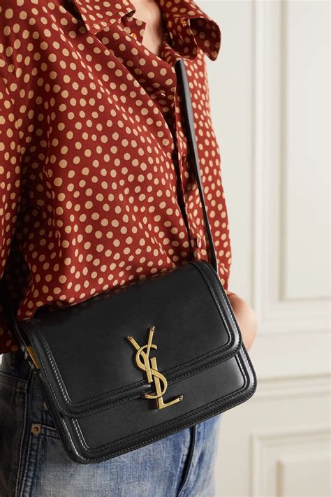 small black ysl bag|ysl shoulder bag small.